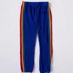 MONROW Kids Supersoft Rainbow Stripe Sweats ELECTRICBLUE Shop
